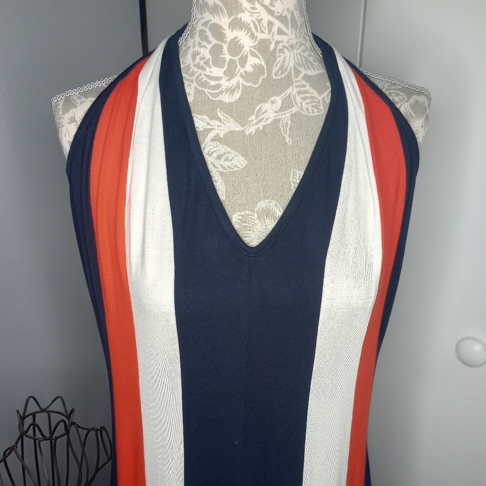 Venus Long Maxi With Rope Criss Cross Back